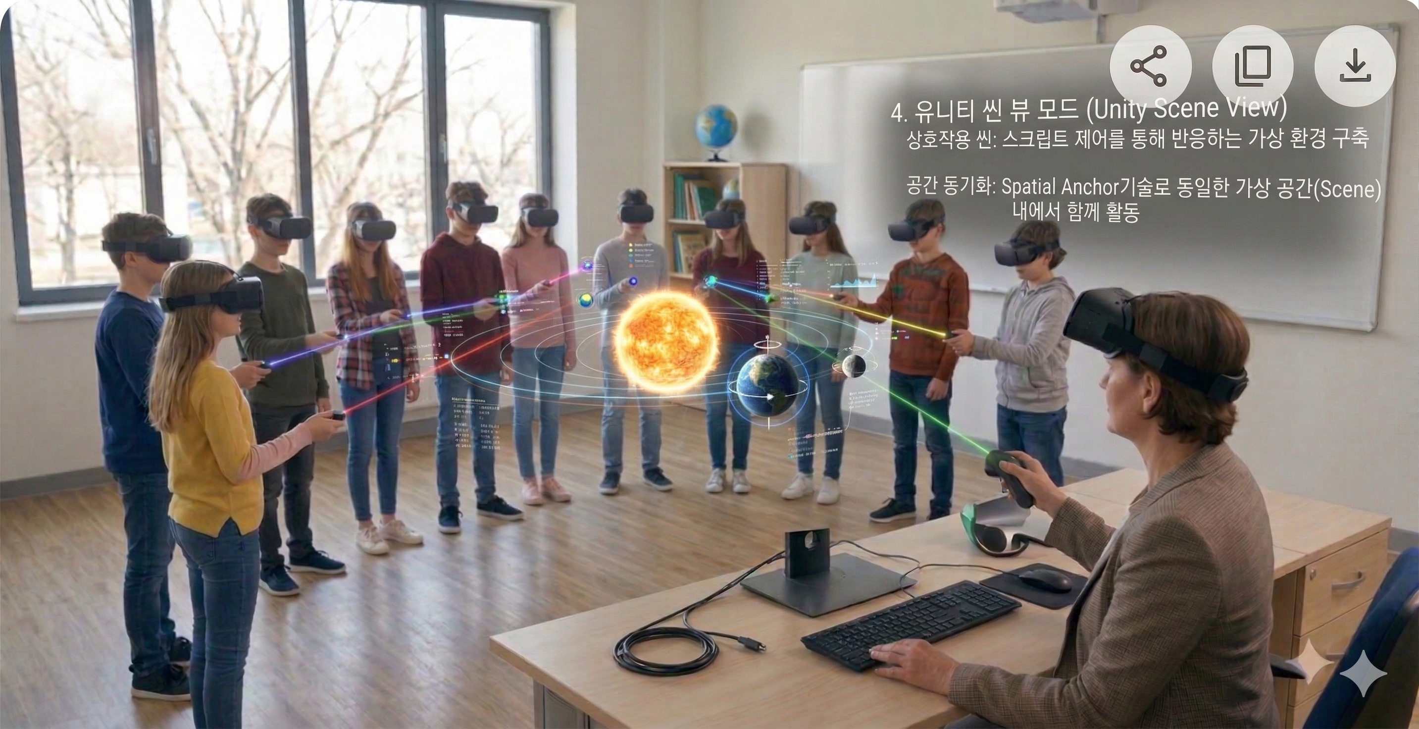 Unity Scene View 모드 화면